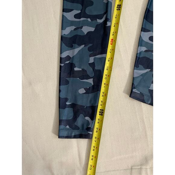 Nike One Blue Camo Leggings Mid-Rise Lightweight Full‎ Length NWOT Size small - Picture 5 of 5
